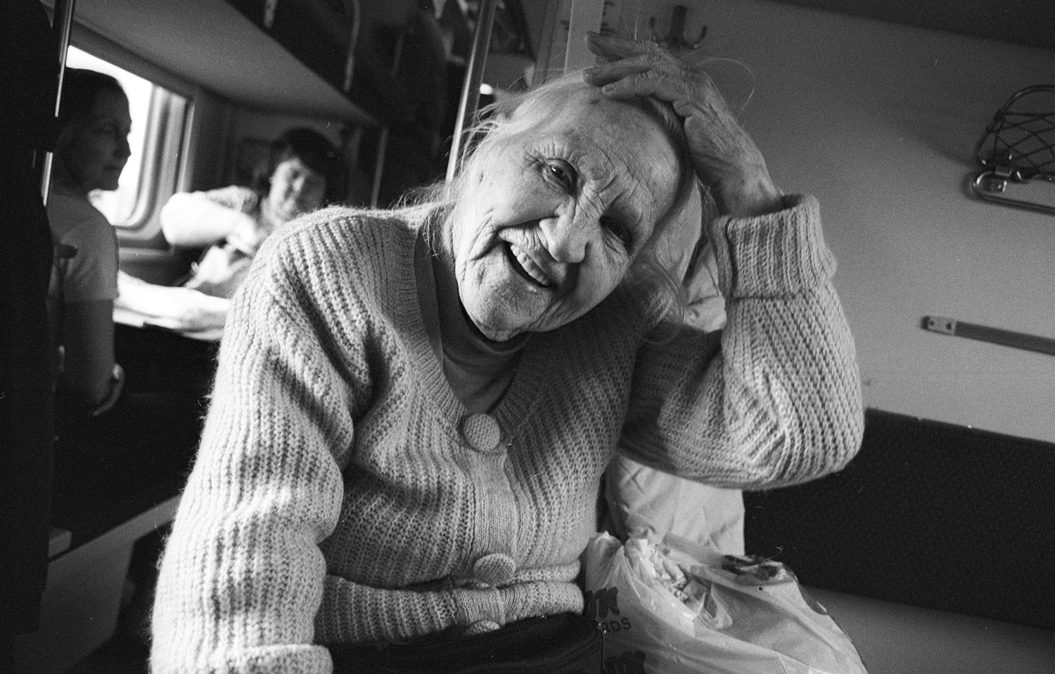 Anya Bocharova (sush). Portfolio. Refugees from Ukraine to Europe, war 24.02.22-. Валентина Александровна, 84 года, Луганск, Украина