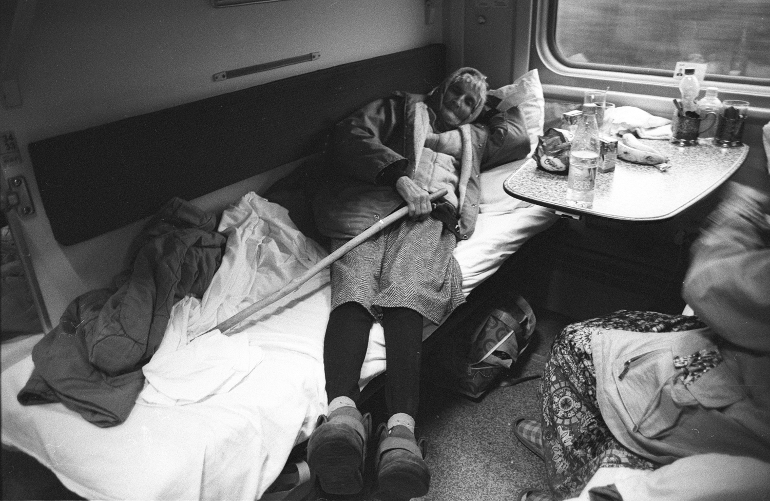 Anya Bocharova (sush). Portfolio. Refugees from Ukraine to Europe, war 24.02.22-. баба Валя 25.05.1945, с. Гранітне, Волновахский р-н, Украина